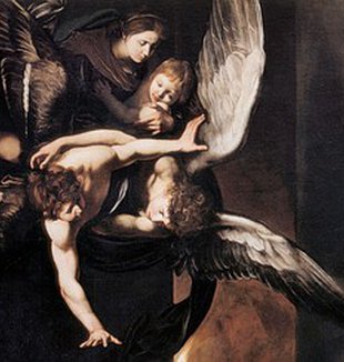 Caravaggio, Sete Obras de Misericórdia (porm.), 1606