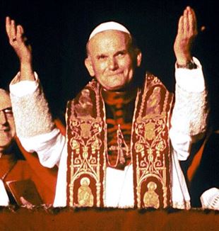 João Paulo II no dia da eleição