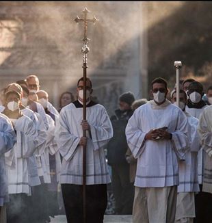 Procissão da Quarta-feira de Cinzas (Foto: Massimiliano Migliorato/Catholic Press Photo)