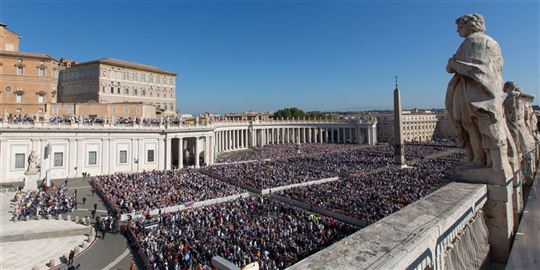 Audiência do Papa Francisco a CL, 15 outubro 2022 (Foto de Massimo Quattrucci/Fraternidade CL)