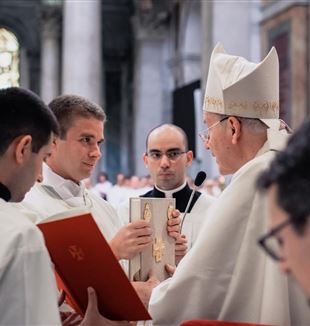 João Almeida e Brito no dia da sua ordenação diaconal (Foto: Fraternità San Carlo)