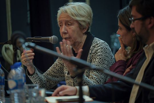  Paola Marenco, curadora da exposição «Takashi e Midori Nagai: o caminho rumo àquilo que nunca morre» (Foto: Pedro Marques Pereira)