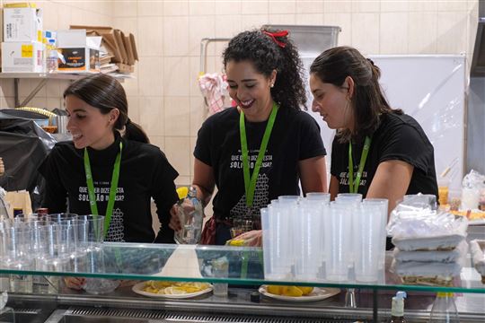 Voluntárias do Meeting Lisboa (Foto: Pedro Marques Pereira)