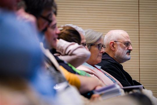 Padre Mauro Giuseppe Lepori, no último dia da 9.ª edição do Meeting Lisboa (Foto: Pedro Marques Pereira)