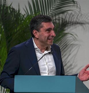 Davide Prosperi nos Exercicios da Fraternidade de CL (©Roberto Masi/Fraternità CL)