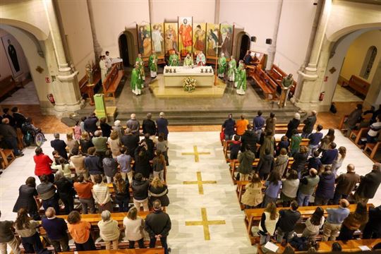Missa por ocasião dos 10 anos da morte do Marcos no Seminário Conciliar de Barcelona a 1 de março de 2025