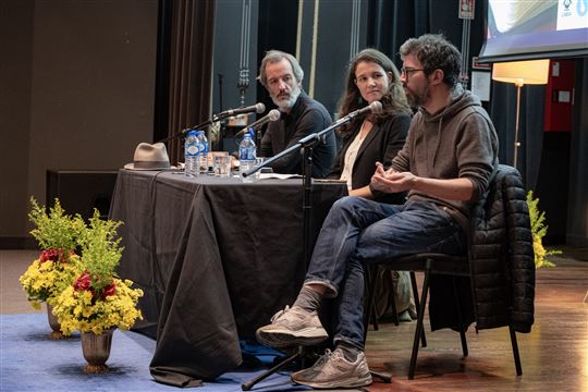 Conferência ''O que deseja um escritor?'', com João Tordo e Jacinto Lucas Pires (Foto: Pedro Marques Pereira)