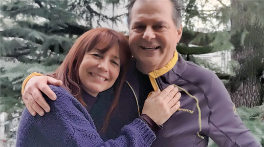 Paola e António, pais de Marco Gallo