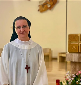 Irmã Maria Giovanna Locatelli, nova abadessa do convento de Nossa Senhora de São José de Vitorchiano